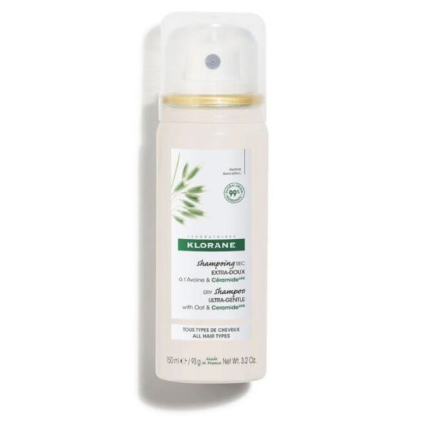 Klorane shampoing sec extra-doux au lait d'avoine spray 150ml