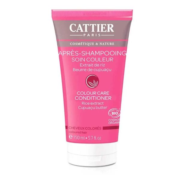 Cattier après-shampooing cheveux colorés soin couleur bio 150ml