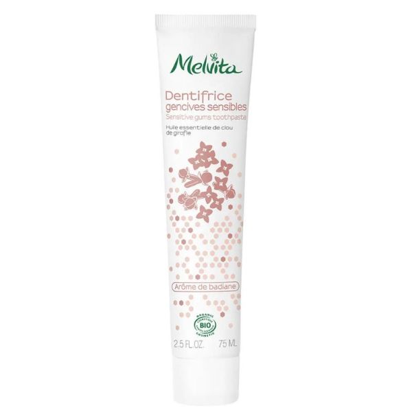 Melvita Dentifrice gencives sensibles à la Badiane 75ml