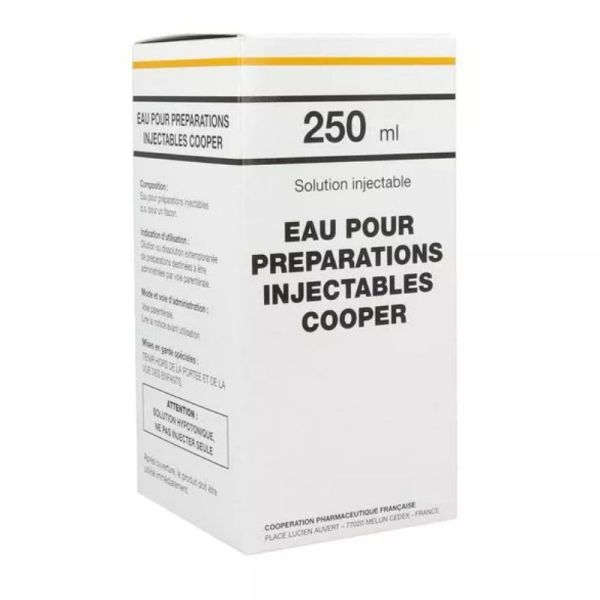 Cooper solution pour préparation injectable, boîte 1 flacon 250ml