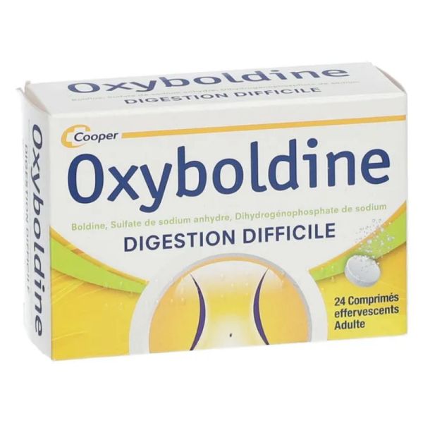 Cooper Oxyboldine digestion difficile 24 comprimés