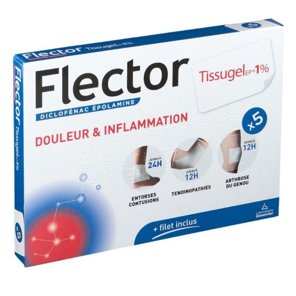 Ibsa Flector tissugel héparine 3 emplâtres