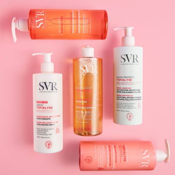 SVR Topialyse baume soin lavant apaisant peaux très sèches à atopiques 400ml