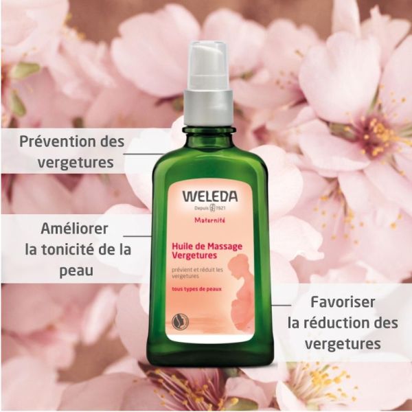 Weleda Maternité huile de massage vergetures 100ml