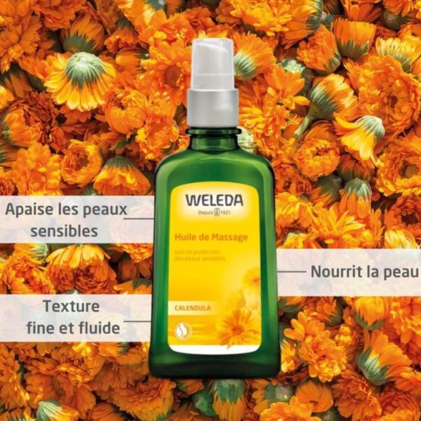 Weleda huile de massage au Calendula 100ml