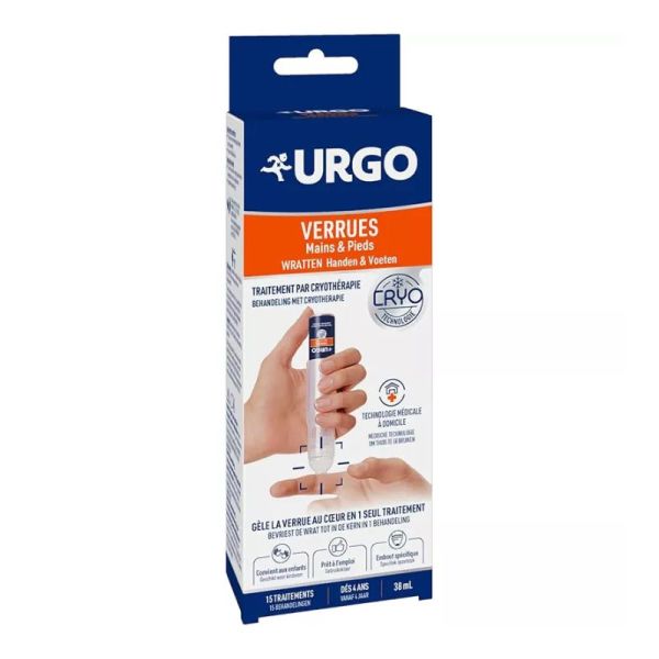 Urgo verrues mains & pieds stylo cryothérapie 38 ml