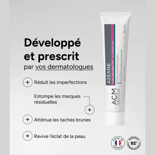 ACM Azeane crème taches imperfections rougeurs 30ml