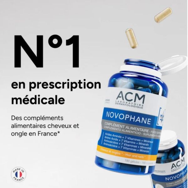 ACM Novophane cheveux et ongles 180 gélules