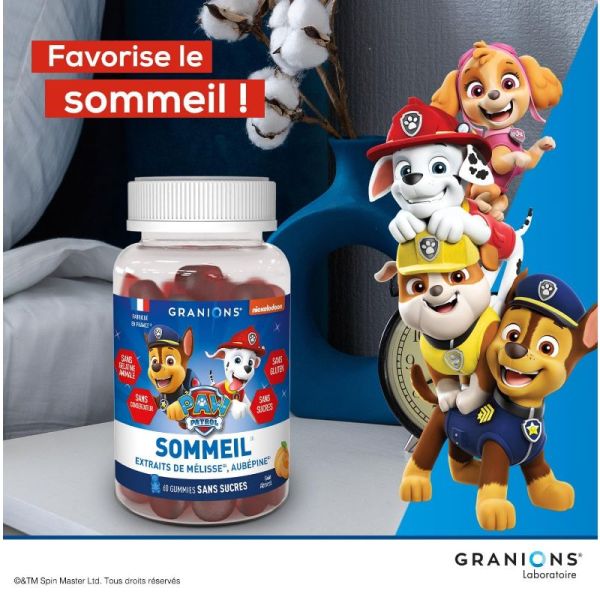 Granions Kid Pat'Patrouille Sommeil 60 Gummies
