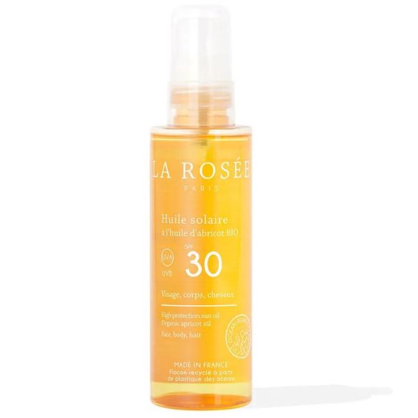La Rosée huile solaire SPF30 abricot bio 150ml