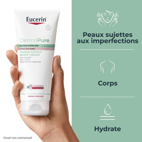 Eucerin DermoPure Clinical crème corps triple action 200ml