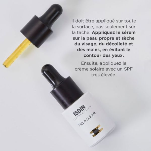 Isdin melaclear sérum correcteur unificateur de teint 15ml