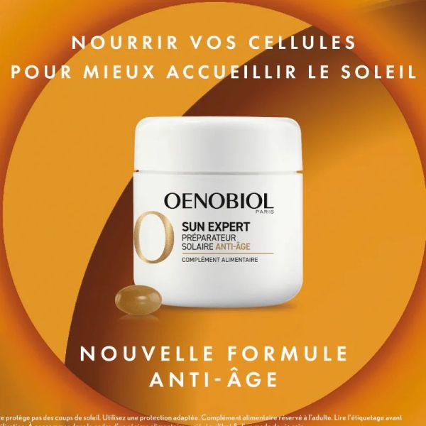 Oenobiol Sun Expert préparateur solaire anti-âge 30 capsules