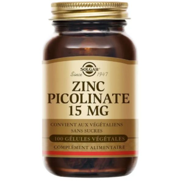 Solgar Zinc Picolin Gelul Veg 100