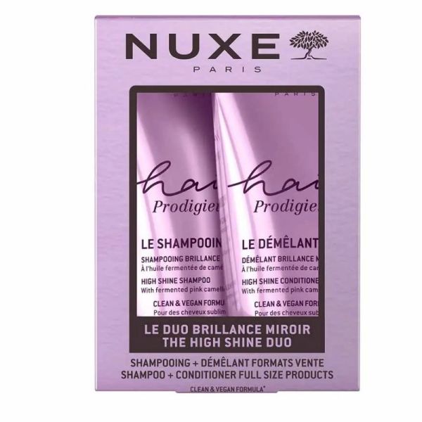 Hair Prodigieux Shampooing Brillance Miroir 200ml + Démêlant Brillance 200ml