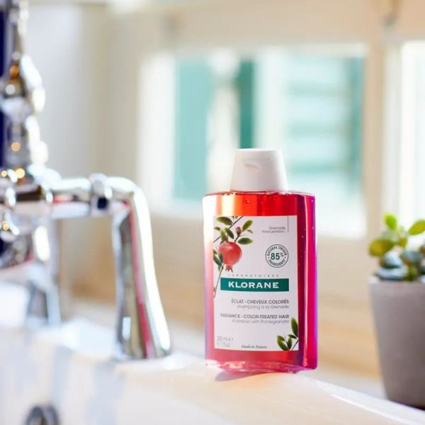Klorane Grenade shampoing éclat couleur cheveux colorés 200ml