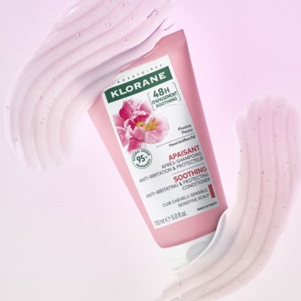 Klorane Pivoine après-shampoing apaisant Bio cuir chevelu sensible 150ml