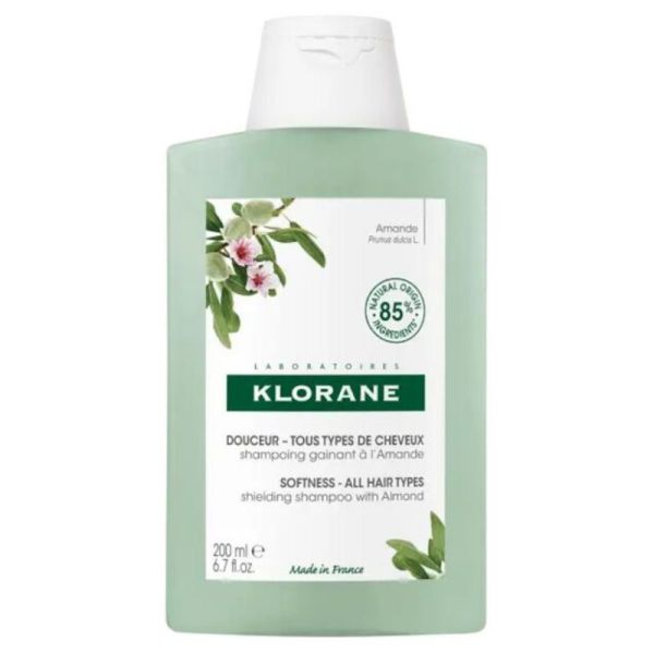 Klorane Amande douceur shampooing gainant tous cheveux 200ml