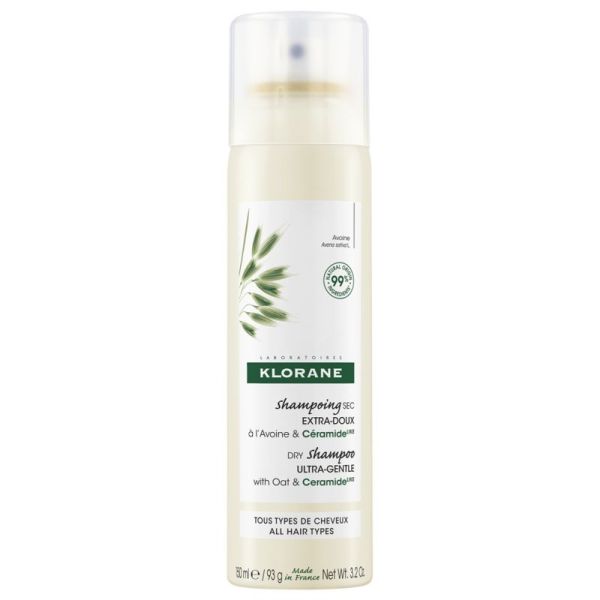 Shampoing Sec Extra-Doux au Lait d'Avoine Spray 150 ml