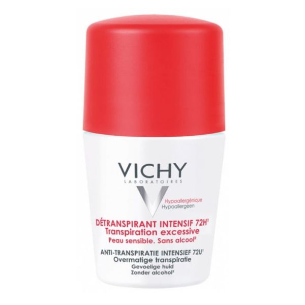 Vichy détranspirant intensif 72h transpiration excessive 50 ml