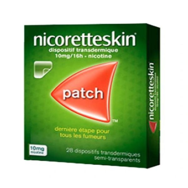 Nicorette Skin Patchs Transdermiques 10mg/16 heures 28 patchs