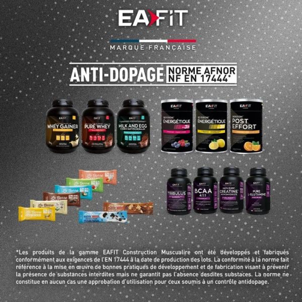 Eafit Gainer Max construction musculaire double chocolat 1,1kg