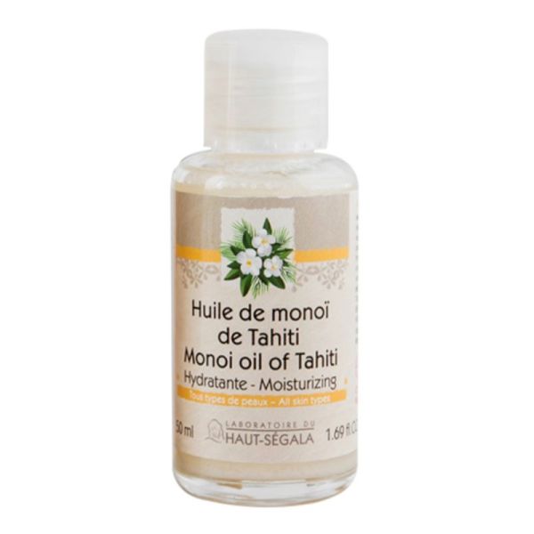 Haut-Ségala Huile Monoï de Tahiti Bio 50 ml