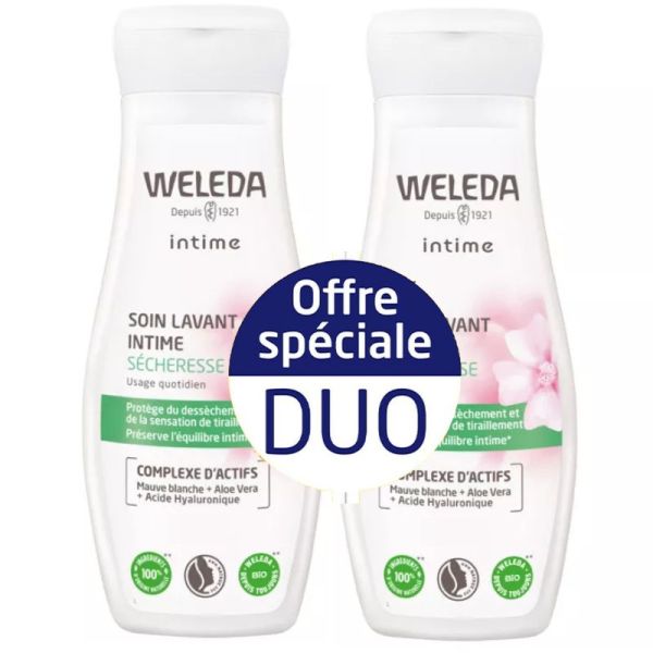 Weleda Intime soin lavant Intime sécheresse 2 x 200ml