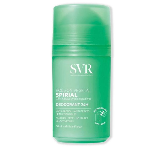 SVR Spirial déodorant 24h végétal roll-on lot de 2 x 50ml
