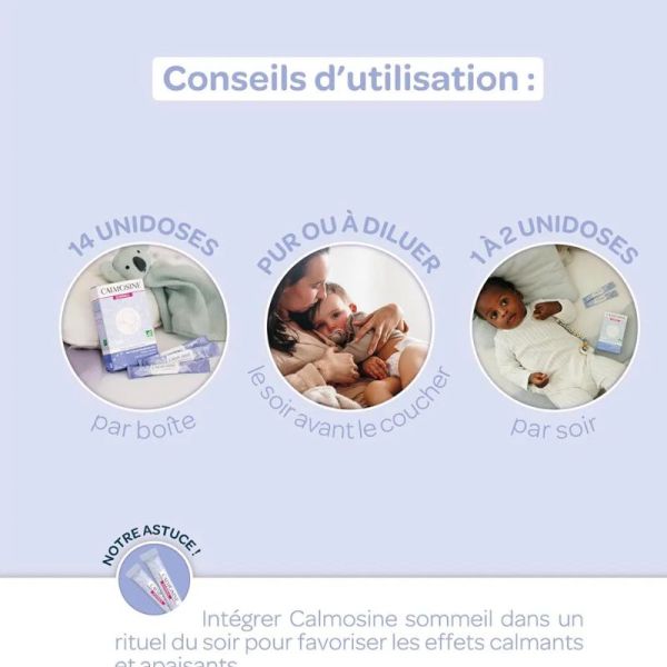 Calmosine sommeil bio 14 dosettes