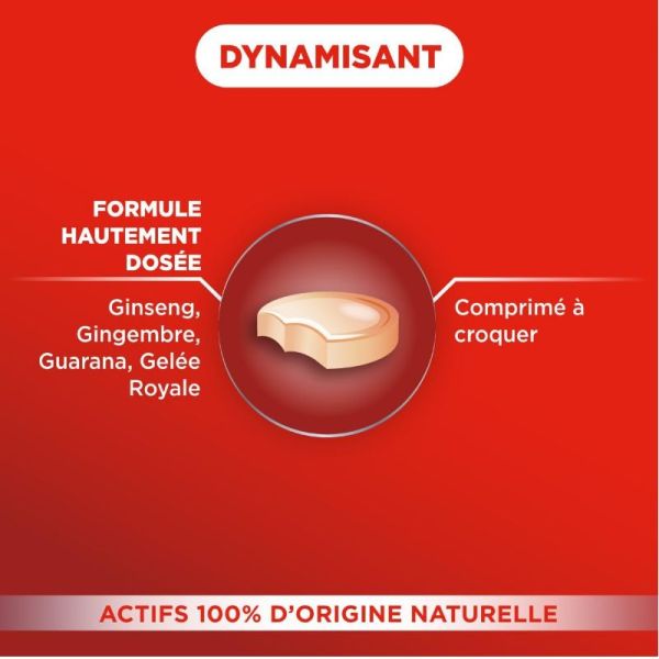 Forté Pharma Vitalité 4G dynamisant 30 comprimés à croquer