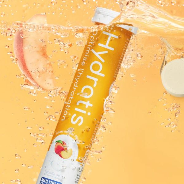 Hydratis arôme pêche 20 pastilles