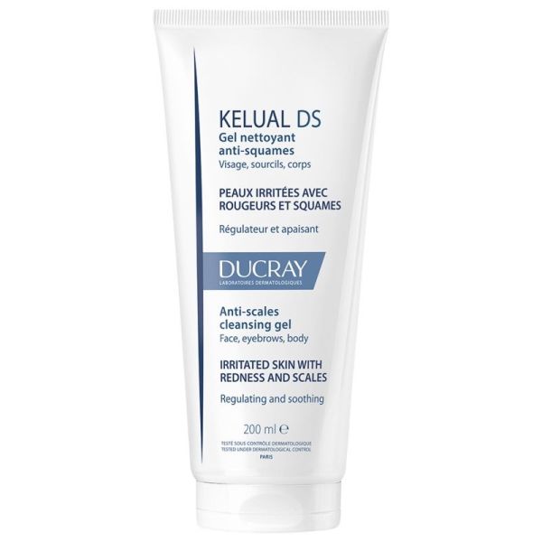 Ducray Kelual DS Gel Nettoyant Anti-Squames 200 ml