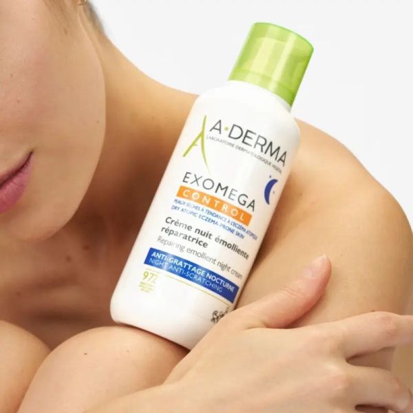 A-Derma Exomega Control crème nuit émolliente réparatrice 400ml