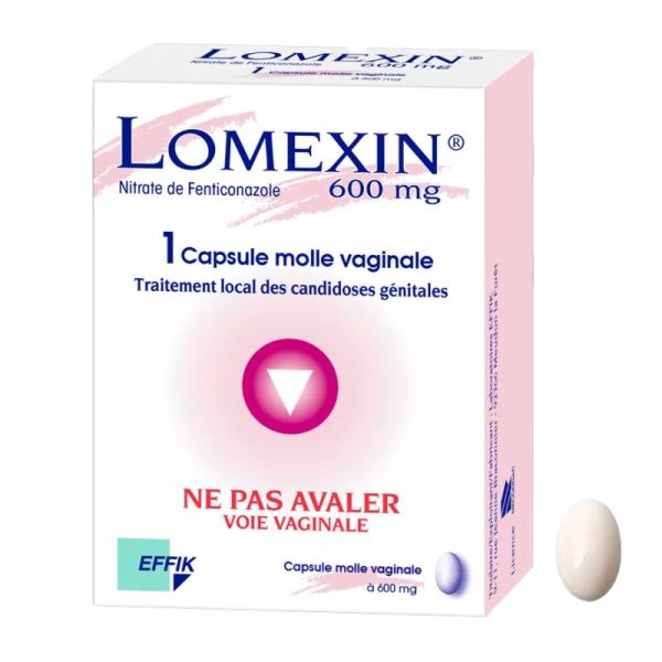 Effik Lomexin 600 mg 1 capsule vaginale Mycose