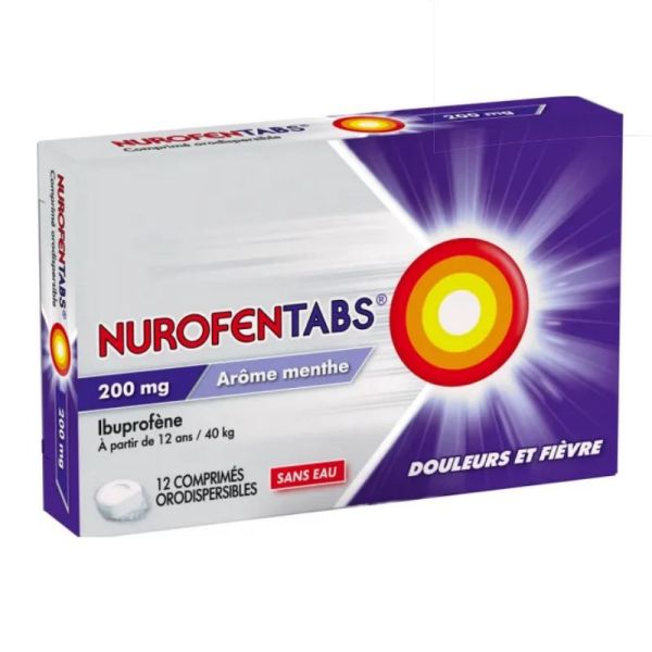 Nurofentabs 200mg 12 comprimés