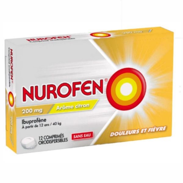 Nurofen 200mg 12 cprs orodispersibles