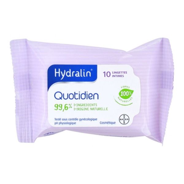 Hydralin quotidien lingettes intimes 10 Lingettes