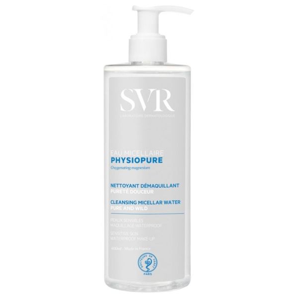 SVR Physiopure eau micellaire eau nettoyante démaquillante pureté douceur 400 ml
