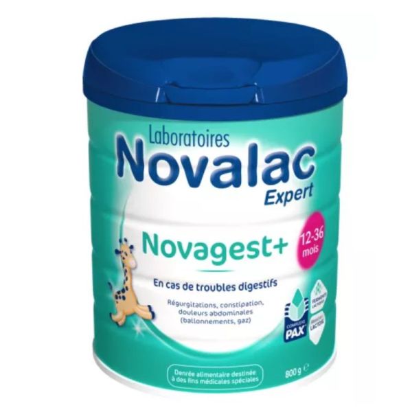 Novalac Novagest+ lait infantile en poudre 12 à 36 mois 800g