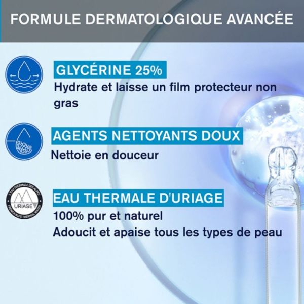 Uriage Eau Thermale huile nettoyante visage et corps 500ml