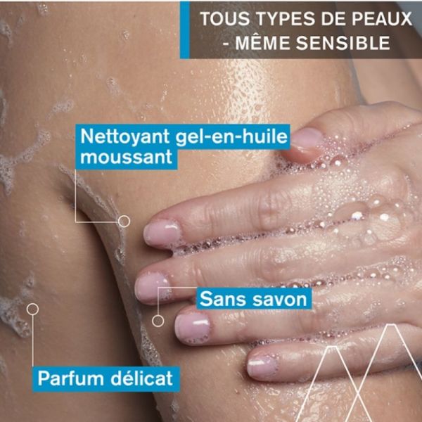 Uriage Eau Thermale huile nettoyante visage et corps 500ml