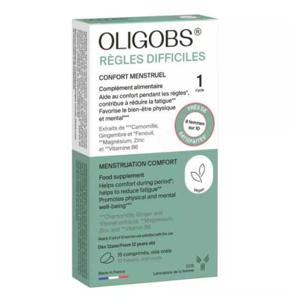 CCF Oligobs règles difficiles confort menstruel 115 comprimés