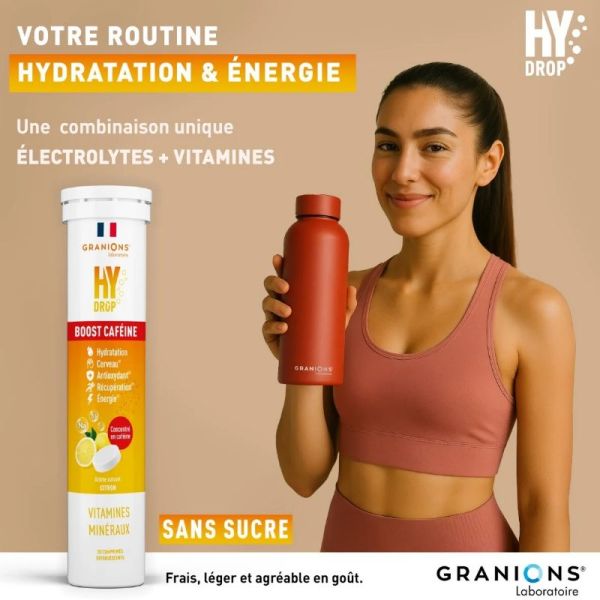 Granions Hydrop hydratation citron 20 comprimés