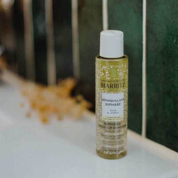 Laboratoires de Biarritz nettoyants démaquillant biphasé yeux sensibles & lèvres 125ml