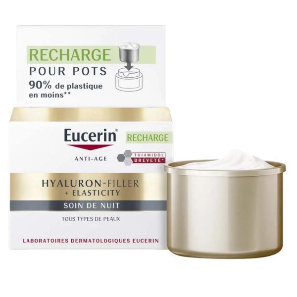 Eucerin Hyaluron-Filler + Elasticity recharge soin de nuit 50ml