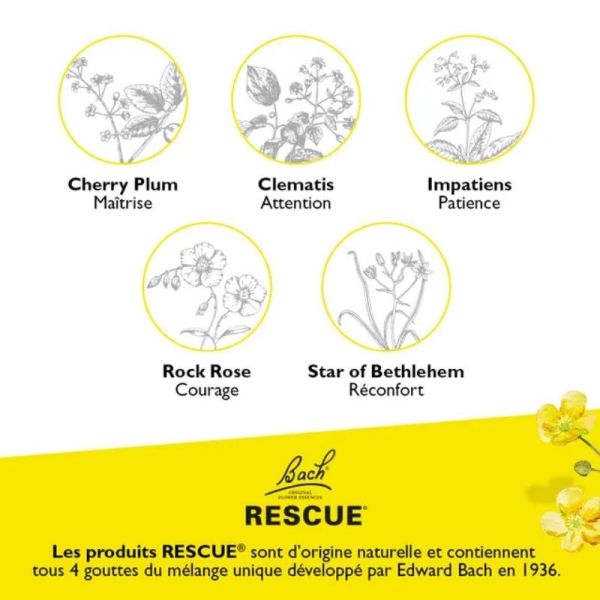 Bach Rescue spray concentré de sérénité 20ml