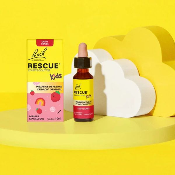 Bach Rescue Kids compte-gouttes concentré de sérénité goût Fraise 10ml