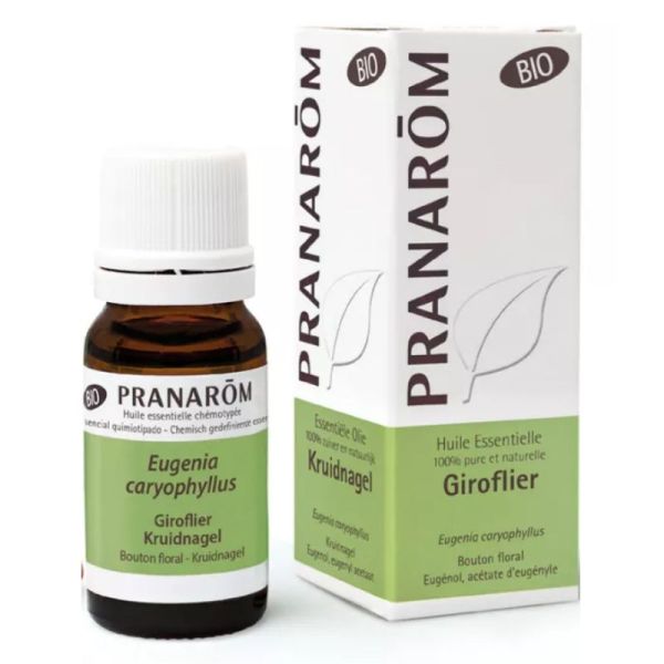 Pranarom huile essentielle Giroflier clou de girofle  bio 10ml