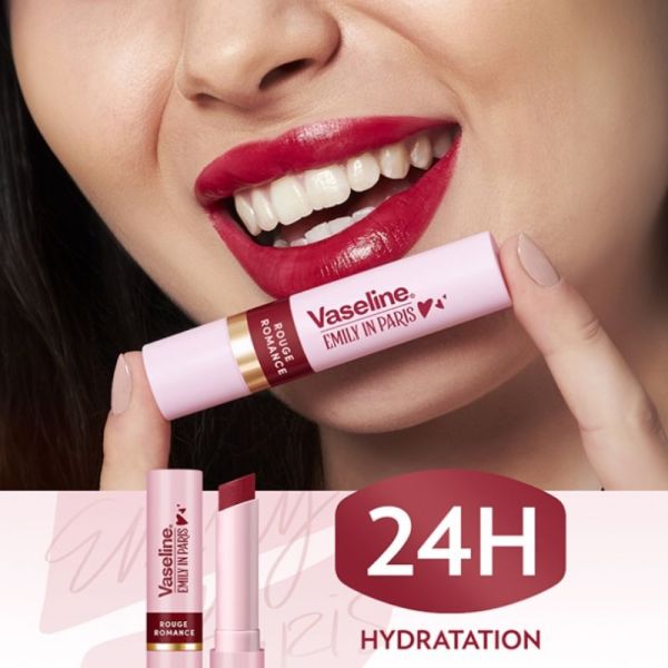 Vaseline Emily in Paris Baume à Lèvres Teinté Rouge Romance 3g